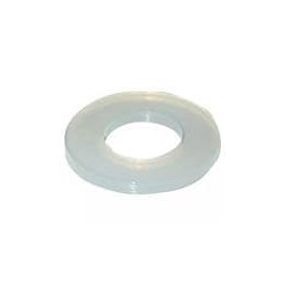 10 pcs : 17W06871 - Washers Flat Washer, .260 ID, .687 OD, .060 Thick, Natural, Nylon