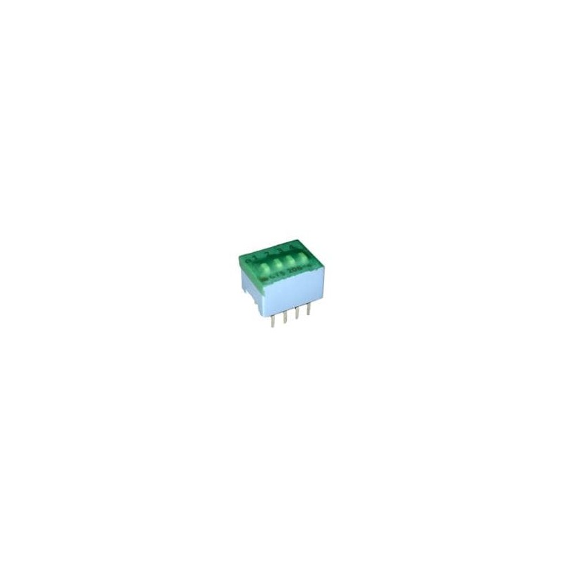 10 pcs : 206-4ST - DIP Switches/SIP Switches SPST 4 switch sections