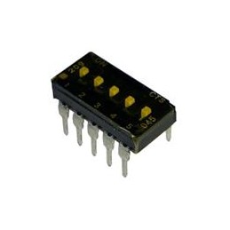 10 pcs : 209-5MST - DIP Switches/SIP Switches SPST 5 switch sections