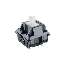10 pcs : MX1A-C1NW - Pushbutton Switches Full Travel, Mech. KeyswitchTactile Feel (Clear stem), 65cNNo LED, No DiodeFixation Pin