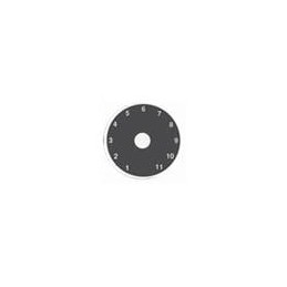 10 pcs : P118 - Knobs & Dials DIAL PLATE 1-11