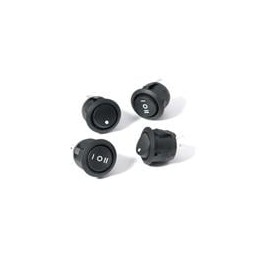 10 pcs : RR3112ABLKREDNEFO - Rocker Switches ROCKER