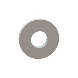 10 pcs : 17W02815 - Washers Flat Washer, .120 ID, .281 OD, .040 Thick, Natural, Nylon