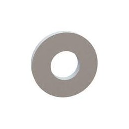 10 pcs : 17W04379 - Washers Flat Washer, .195 ID, .437 OD, .060 Thick, Natural, Nylon