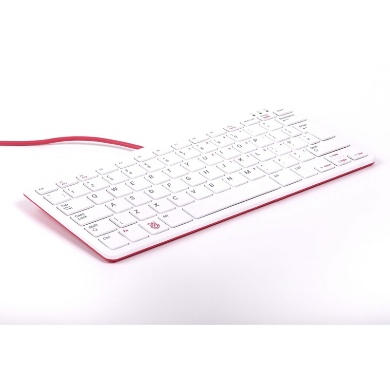 1 pcs - Raspberry Pi Red, White AZERTY (France) Raspberry Pi Keyboard