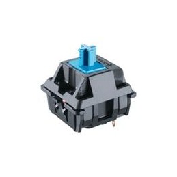 10 pcs : MX1A-E1NW - Pushbutton Switches Full Travel, Mech. KeyswitchClick Tactile Feel (Blue stem), 60cNNo LED, No DiodeFixatio