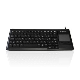 1 pcs - Ceratech Wireless USB Compact Touchpad Keyboard, QWERTY (UK), Black