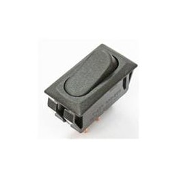 10 pcs : GRS-2011-2400 - Rocker Switches SPST 16A MATTE BLK