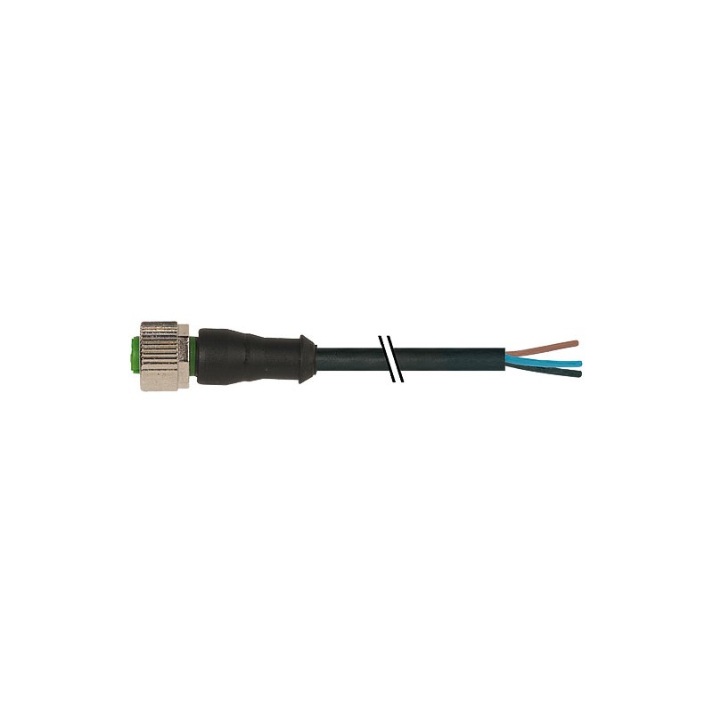 1 pcs - Murrelektronik Limited Straight Male 3 way M12 to Unterminated Sensor Actuator Cable, 1.5m