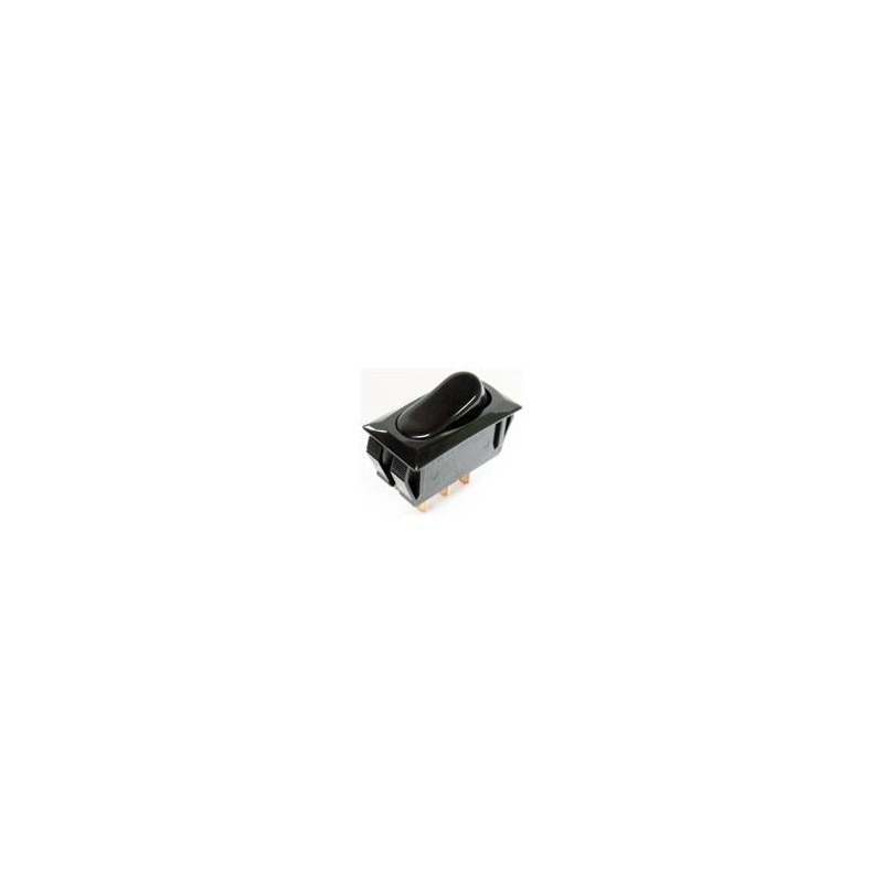 10 pcs : GRS-2012-2503 - Rocker Switches SPDT 16A GLOSS BLK