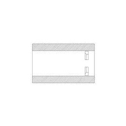 10 pcs : FRS3.0-17LG - Standoffs & Spacers Firm Retaining Spacer, 0.669 in. Length, 0.217 OD, 0.142 ID, M3 Screw Size, Natural