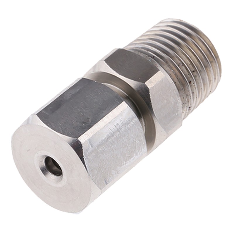 1 pcs - RS PRO Thermocouple Compression Fitting for Use with Thermocouple, 1/4 BSPT, 3mm Probe, RoHS Compliant Standard