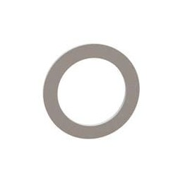 10 pcs : 17W06711 - Washers Flat Washer, .481 ID, .671 OD, .031 Thick, Natural, Nylon