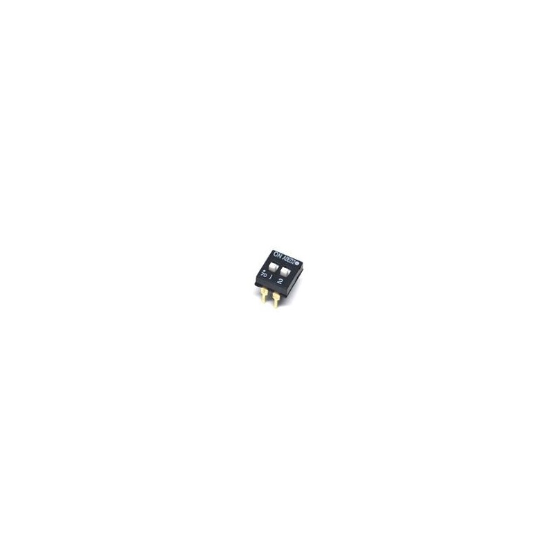 10 pcs : ADE02A04 - DIP Switches/SIP Switches 2P DIP SWITCH