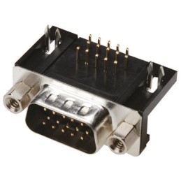 1 pcs - ASSMANN WSW A-HDS 26 Way Right Angle Through Hole D-sub Connector Plug, 2.29mm Pitch