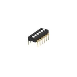 10 pcs : 2454982-4 - DIP Switches/SIP Switches DIP, THT, 6 pos, extended