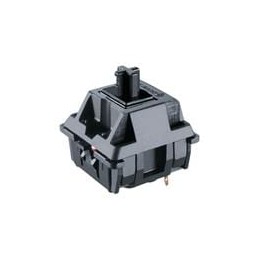 10 pcs : MX1A-11DN - Pushbutton Switches Black Stem, Full Travel Mechanical KeyswitchLinear Feel, 60cNWith Diode, No LEDFrame Mo