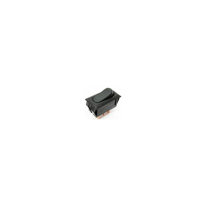 10 pcs : GRS-2012-2400 - Rocker Switches SPDT 16A MATTE BLK