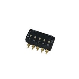 10 pcs : 219G-4MSTR - DIP Switches/SIP Switches 4 pos medium actuator top tape seal SMD DIP with gold term