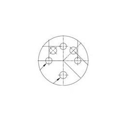 10 pcs : 501-075 - Mounting Fixings Perm-O-Pad Round TO-5 Mnt Natural