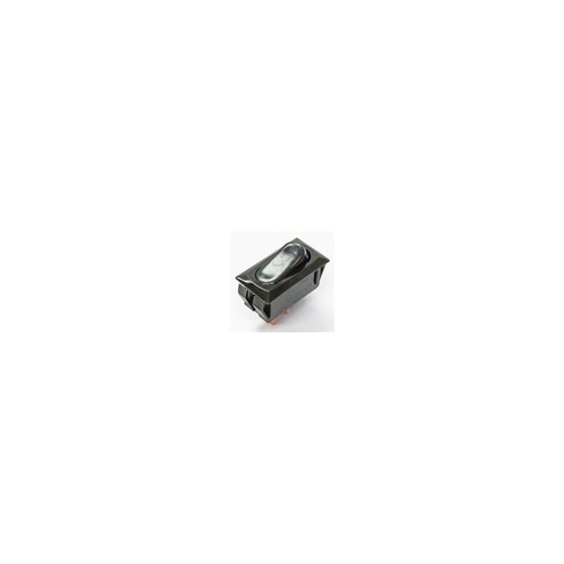 10 pcs : GRS-2011-2500 - Rocker Switches SPST 16A GLOSS BLK