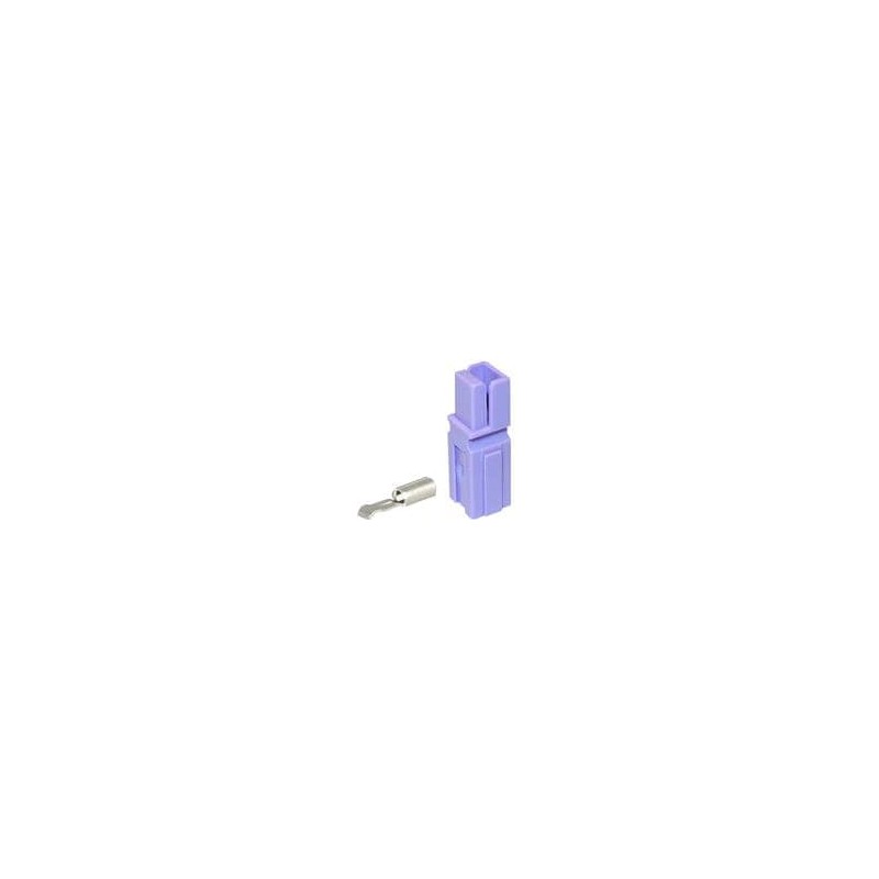 10 pcs : 1330G17 - Heavy Duty Power Connectors PP30 PURPLE 41259 AWG