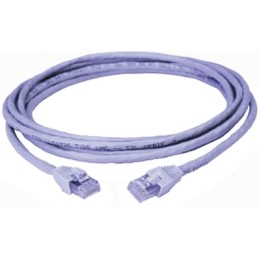 1 pcs - Polyco Healthline Cat6 Male RJ45 to Male RJ45 Ethernet Cable, STP, Grey LSZH Sheath, 1m