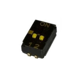 10 pcs : 218-2LPSTJF - DIP Switches/SIP Switches SURFACE MOUNT, GOLD, HALF-PITCH DIP SWITCH, 2-POLE, LOW PROFILE ACTUATOR, BOTTO