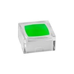 10 pcs : AT4060JF - Switch Bezels / Switch Caps CLEAR/GREEN CAP