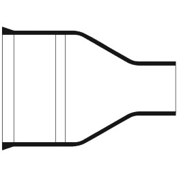 15 pcs - TE Connectivity Straight, Fluid Resistant Elastomer, 25mm