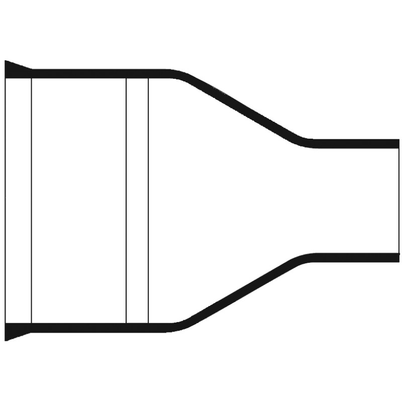 15 pcs - TE Connectivity Straight, Fluid Resistant Elastomer, 25mm