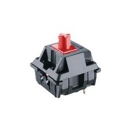 10 pcs : MX1A-L1NN - Pushbutton Switches Red stem, Full travel, linear feel, low force spring, Red stem, Frame mount