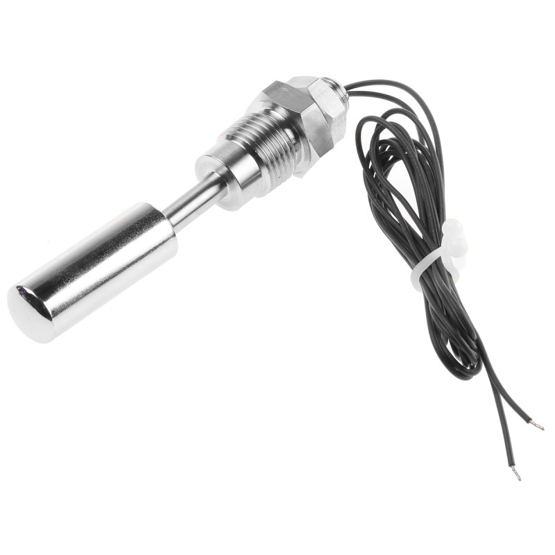 1 pcs - Sensata/Cynergy 3 SSF212 Series Horizontal Stainless Steel Float Switch, Float, 1m Cable, NO/NC, 300V ac Max, 350V dc
