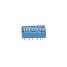 10 pcs : 206-9ST - DIP Switches/SIP Switches SPST 9 switch sections