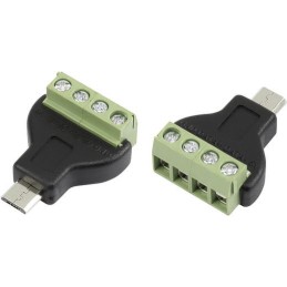 1 pcs - RS PRO, Cable Mount, Plug Type Micro B USB Connector