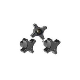 10 pcs : 2820 - Knobs & Dials Four Arm Knobs