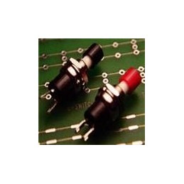 10 pcs : PS1024ALRED - Pushbutton Switches SPST 3A MOM PC MNT