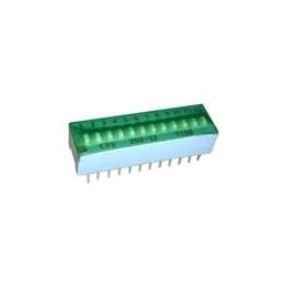 10 pcs : 206-12ST - DIP Switches/SIP Switches SPST 12 switch sections