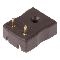 1 pcs - RS PRO PCB Mounting Thermocouple Connector for Use with Type T Thermocouple, Miniature Size, IEC Standard