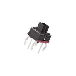10 pcs : ILS TB180 60 - Tactile Switches 180gf, Green LED 6.0x6.0x8.8mm, THT