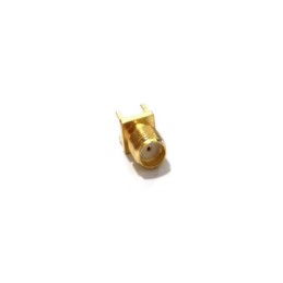 1 pcs - RS PRO, jack Panel Mount SMA Connector, 50Ω, Solder Termination, Straight Body