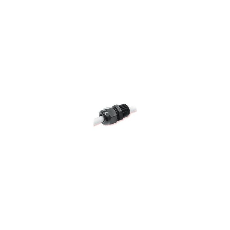 10 pcs : 3231 - Cable Glands, Strain Reliefs & Cord Grips .17' - .47' CABLE NPT HUB BLACK