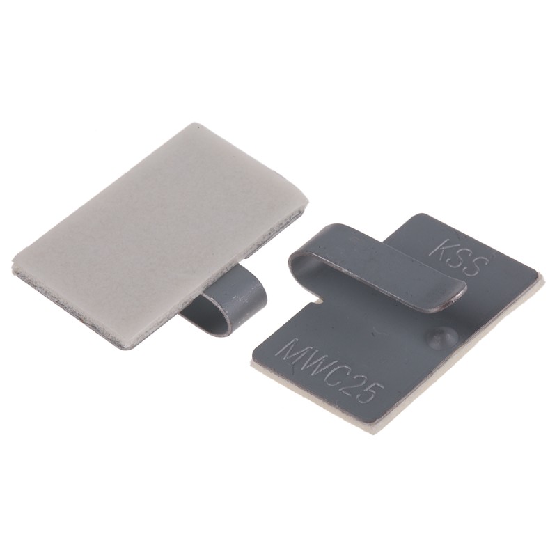 1 Bag of 50 - RS PRO White Metal Cable Clip