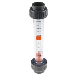 1 pcs - Georg Fischer Short Version Series Variable Area Flow Meter for Liquid, 100 L/h Min, 1000 L/h Max