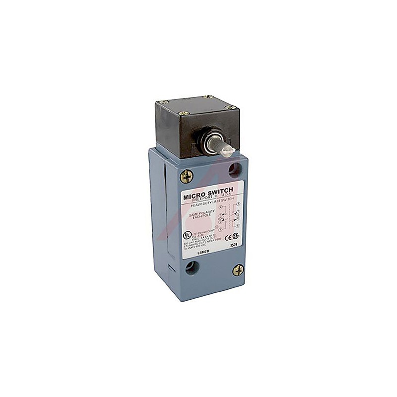 1 pcs - Honeywell HDLS Series Limit Switch, 2NO/2NC, IP65, IP66, IP67, DPDT, Die Cast Zinc Housing, 600V ac Max, 10A Max