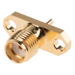 1 pcs - RS PRO, jack Flange Mount SMA Connector, 50Ω, Solder Termination, Straight Body