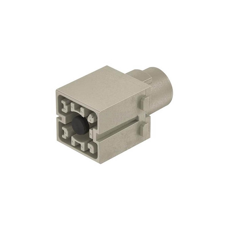 1 pcs - Harting Heavy Duty Power Connector Module, 200A, Female, Han-Modular Series, 1 Contacts