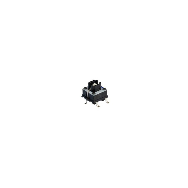 10 pcs : TS26-68-25-BL-260-SMT-TR - Tactile Switches 7.2 x 6.8 mm, 2.5 mm Actuator Height, 260 gf, Surface Mount, SPST, Blue