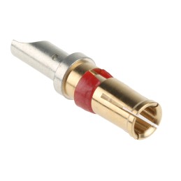 1 pcs - Amphenol ICC, DW Series, Female Solder D-Sub Connector Power Contact, Gold over Nickel Power, 12 AWG