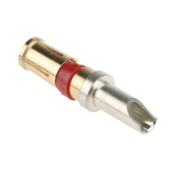 1 pcs - Amphenol ICC, DW Series, Female Solder D-Sub Connector Power Contact, Gold over Nickel Power, 12 AWG